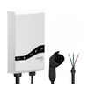 Emporia Pro white Level 2 EV charger with J1772 plug and hardwired installation wires Emporia Pro white Level 2 EV charger with J1772 plug and hardwired installation wires
