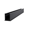 Black Top Rack aluminum rail used for mounting solar panels