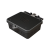 Pegasus Junction Box with locking lid and conduit ports for clean, weather-resistant solar wiring management.