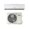 EG4 Hybrid Mini-Split Air Conditioner – indoor wall-mounted unit and outdoor condenser shown side by side, featuring sleek white design and EG4 logo on both units.