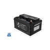 Right tilt view of BigBattery Husky 2 48V with dimensions