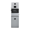 Front face view of EG4 12kPV with 280Ah All Weather WallMount Battery with All Weather Conduit Box