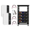 BNDL-GR005 - 2 Growatts 3kW off-grid inverters with 4 wiren batteries and wires