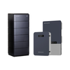 LG enblock Whole Home Backup Bundle featuring the LG enblock high-voltage battery, SHB-G1 AC-coupled inverter, and Automatic Backup Device (ABD) on a white background