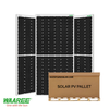 Front-facing view of the Waaree 540W solar panel
