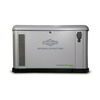 Briggs & Stratton PowerProtect+™ PP26 26kW/24kW whole-home standby generator with silver weather-resistant enclosure