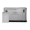 Briggs & Stratton PowerProtect+™ PP22 22kW whole-home standby generator bundle with 200A automatic transfer switch, Symphony® Choice Power Management, and integrated EnergyTrak™ monitoring.