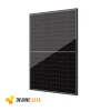 ZNShine Solar 440W bifacial solar panel with black frame and dark photovoltaic cells.