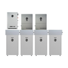 EG4 GridBOSS and 2 FlexBOSS21 above four 314Ah All Weather WallMount batteries with conduit boxes