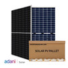 Adani Solar 10.7kW Pallet - 535W Mono-crystalline Solar Panel (Silver) | Up to 650W with Bifacial Gain | M10-144 | Full Pallet (31 Solar Panels)