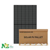 13.3kW Pallet - NE Solar 370W Mono Solar Panel (Black) | NESE 370MH-M6| Full Pallet (36) - 13.3kW Total