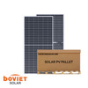 13.5kW Pallet - Boviet 450W Bifacial Solar Panel (Silver) | Up to 540W with Bifacial Gain BVM6612M-450S-H-HC-BF-DG | Full Pallet (30) - 13.5kW Total