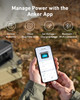 Anker SOLIX C800X Portable Power Station app showing charging and other details