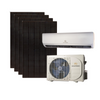 EG4 Hybrid Solar Mini-Split Kit | Energy Star Certified Air Conditioner Heat Pump AC/DC | 12000 BTU | SEER2 22 | +  1800 Watts of Solar PV [KIT-E0011]