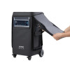 Person adding the Anker SOLIX F3800 Protective Cover to the side of the product