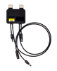 Front view of Tigo Optimization with the cords 