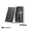 Ecoworthy panels, front and back view 