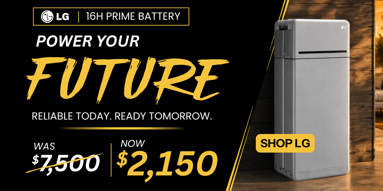 LG 16H Prime Battery now only $2,150! Power your future and shop LG now.