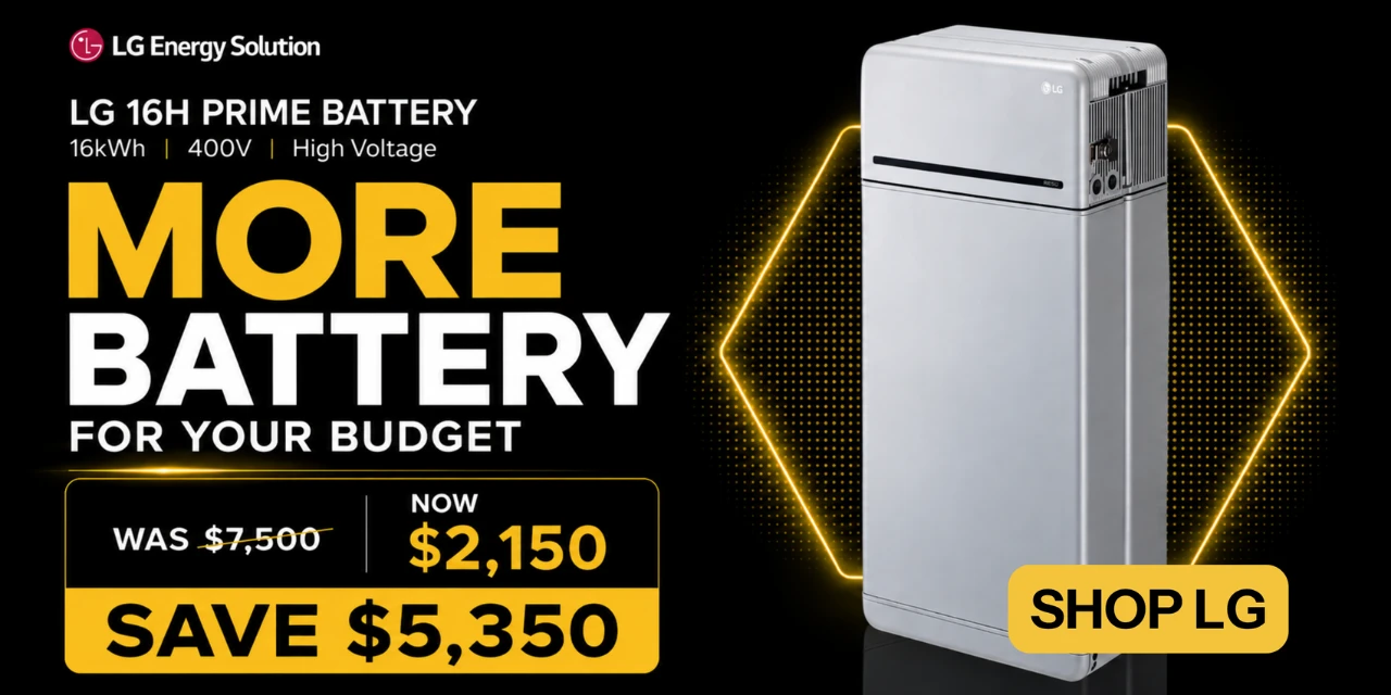 LG 16H Prime Battery on sale for only $2,150! Power your future and shop LG now.
