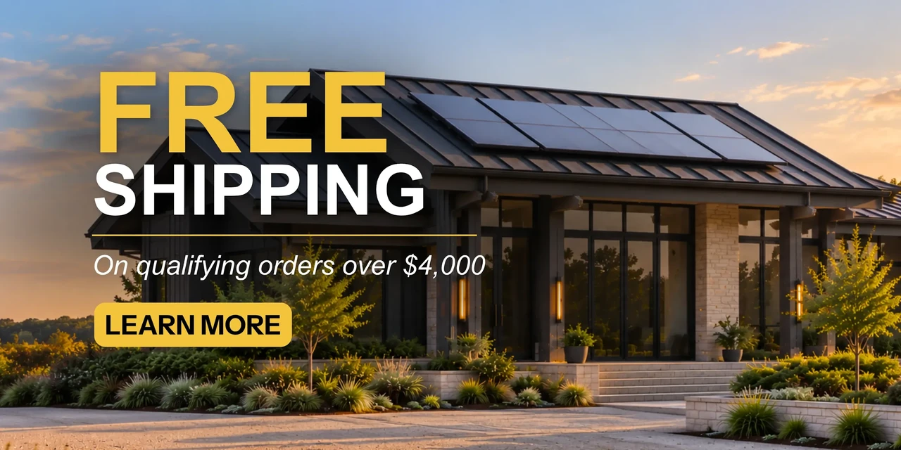 Free shipping on qualifying orders of $4,000+. Save now!