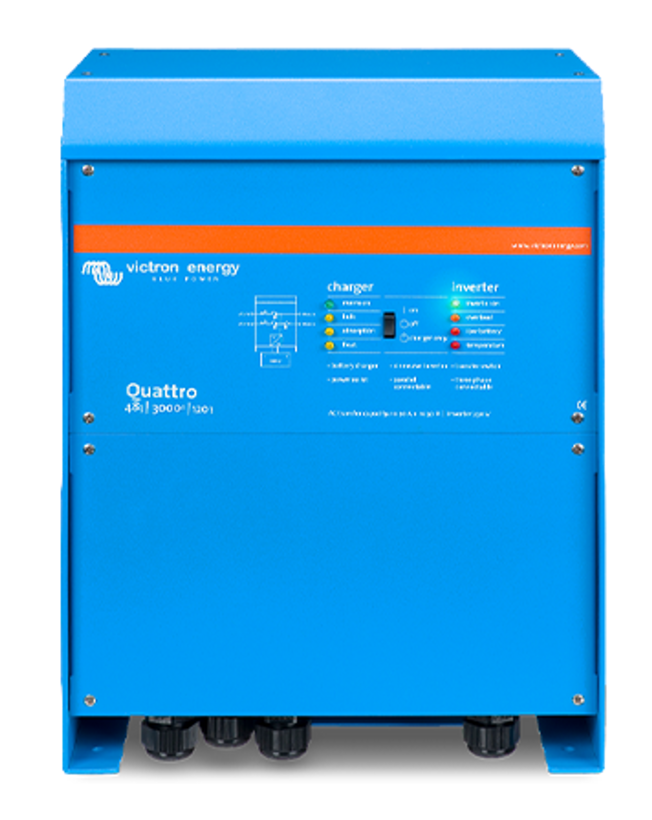 Victron Quattro 48/3000 48V Input 3000W Output 120V 35A Charger Transfer Switch