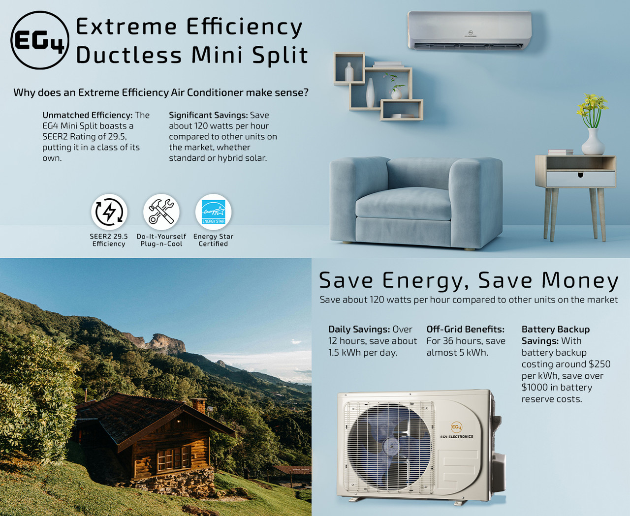ductless mini split 9000 btu