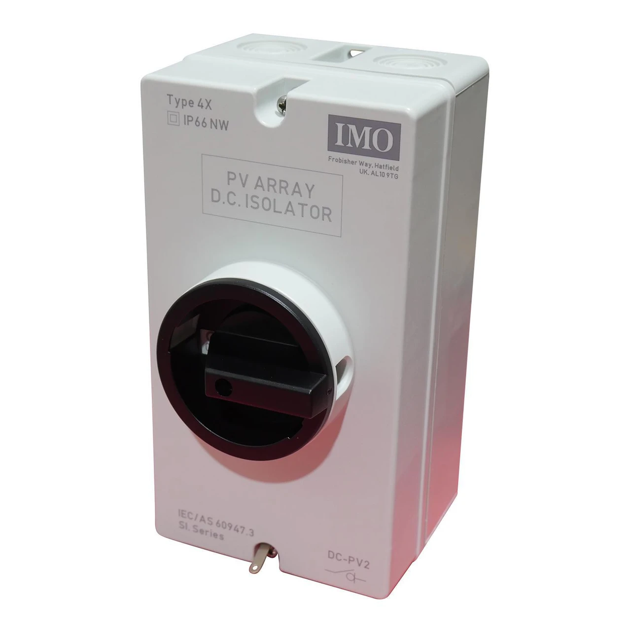 32A 4P Disconnect Switch – IP66 Waterproof Rotary Isolator, 2-Position On/Off, Padlock-Compatible, Outdoor Use