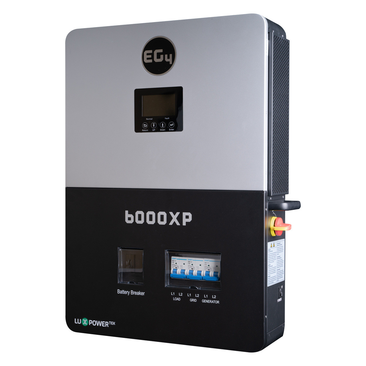 MPP Solar LV6548 Hybrid Solar Inverter UL Listed 120V (Battery Optional) | 6,500W Continuous / 240V w/ Two or More Units | 8,000W Solar PV Input