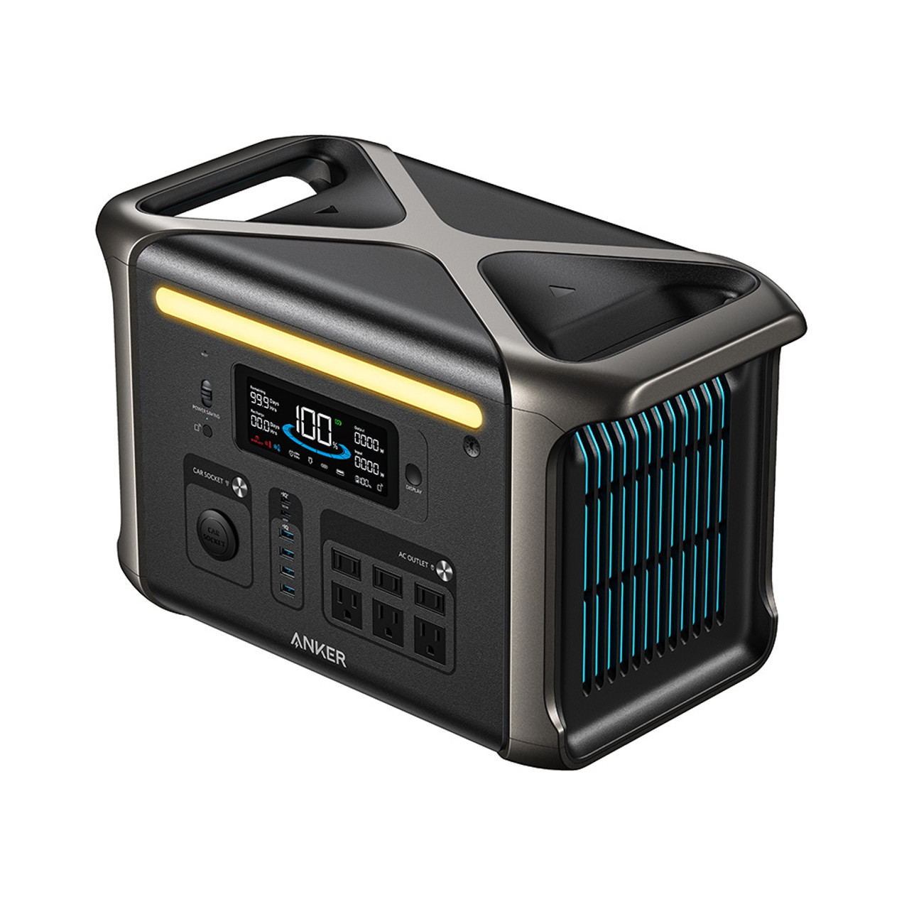 Anker SOLIX F1500 Portable Solar Battery Generator with Panel