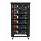 front facing wiren rack with 6 wiren batteries installed