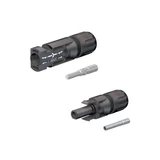 Staubli MC4 Male and Female PV wire Connector shown with wire end insert