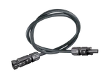 24in 10 AWG Extension MC4 Connections | Solar Panel Cable Extensions coiled black wire