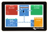 Victron Energy | GX Touch 50 showing front of screen with colorful boxes
