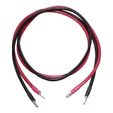 96in 4/0 AWG Battery to Inverter Cables black and red cables overlayed