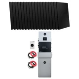 Complete Hybrid Solar Kit - 12 KW AC Output |  Up To 45 kWh Battery Backup | EG4 PowerPro ESS, DIY Solar Kit