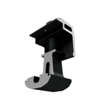 SnapNrack black mid clamp for Ultra Rail solar mounting systems.