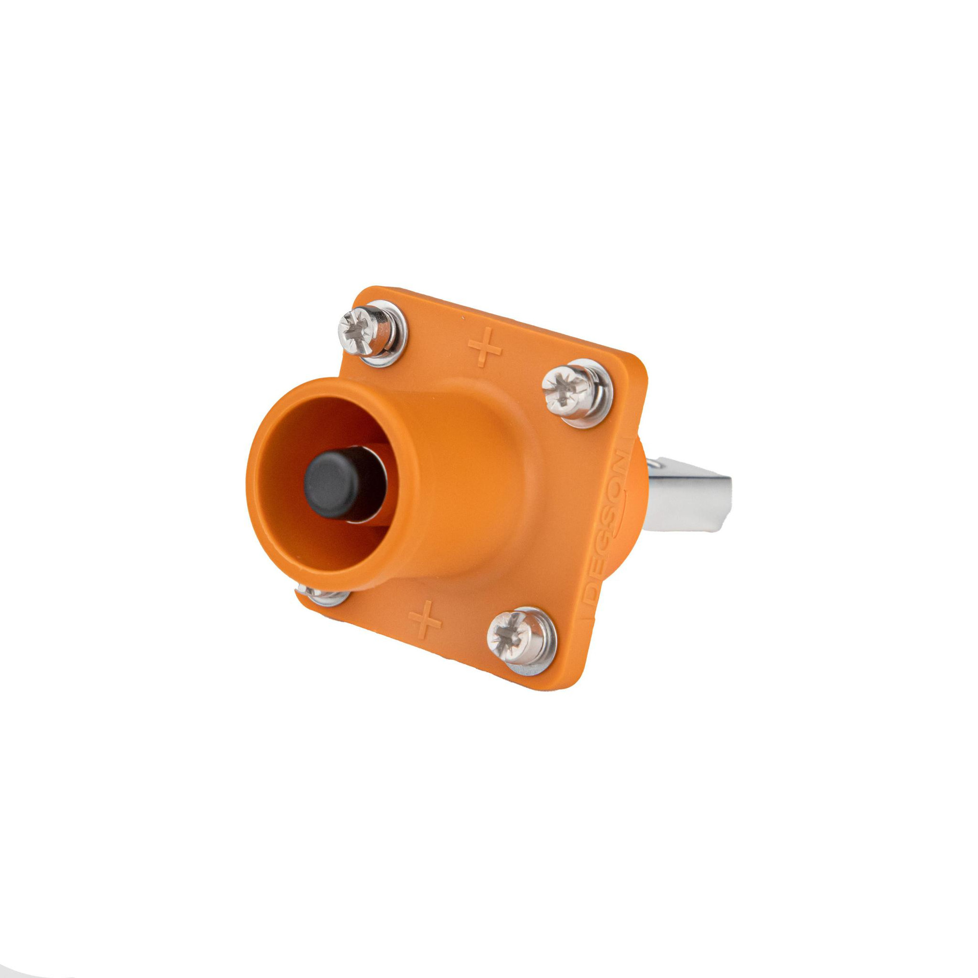 EG4 PowerPro Battery Cable Connector Orange Signature Solar