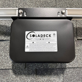 Front of Soladeck rail mount 