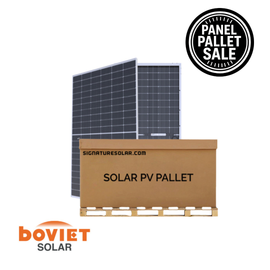 Pallet of Boviet paenl Front and Back