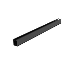 Black Top Rack aluminum rail used for mounting solar panels