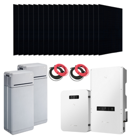 KIT-L0001: GoodWe 11.4kW Inverter with GoodWe ABD and 2 LG High Voltage Batteries with Aptos 460 Monofacial Panels