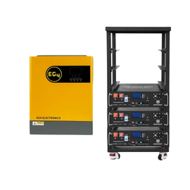 Bundle E0032 with EG4 3kW and WireNTech in battery rack