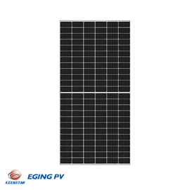 EG Star 440W Bifacial Solar Panel Front Facing on a white background 