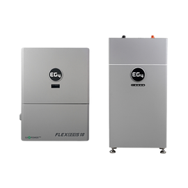 Front Facing View of EG4 FlexBOSS18 Hybrid Inverter and EG4 314Ah Indoor WallMount Battery