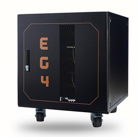 (Pre-Assembled) EG4 Enclosed Battery Rack | 3 Slot | Wheels Included