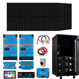 Complete Off-Grid Solar Kit - 4,800W 120/240V Output / 48VDC [15.36kWh EG4 Lithium Powerwall] 48VDC + 5,460 Watts of Solar PV | [KIT-V0000]