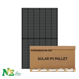 11.47kW Pallet - NE Solar 370W Mono Solar Panel (Black) | NESE 370MH-M6 | Full Pallet (31) - 11.47kW Total