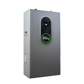 Front view of EG4-WallMount Indoor Battery 280AH, angled to the right