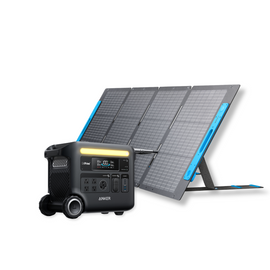 Anker SOLIX F2600 Portable Solar Battery Generator 2560Wh | 2400W  + up to 400W Anker Solar Panels [KIT-AK001]