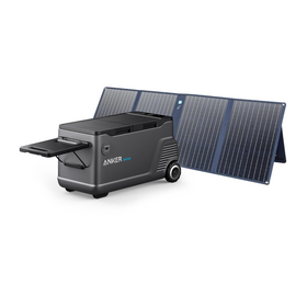 Anker EverFrost Dual-Zone Powered Cooler 50 Kit + 100W Anker Solar Panel